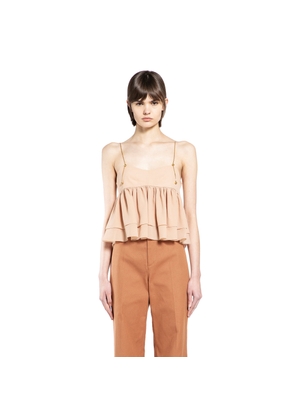 Sleeveless Ruffle Top