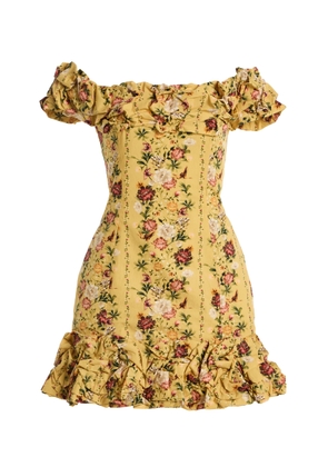 Agua by Agua Bendita Exclusive Jardin Ots Cotton Poplin Mini Dress - Moda Operandi