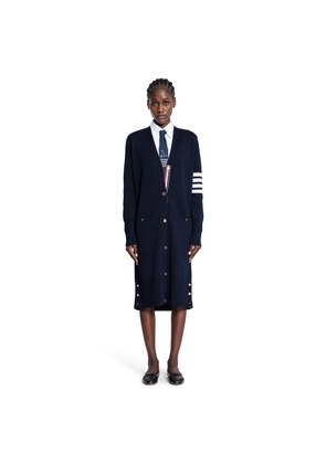 4-Bar Long Cardigan in Merino Wool