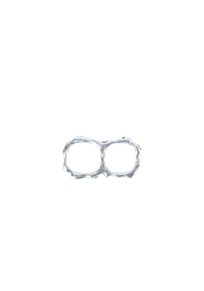 Lenja Futuristic Fine Thorn Double Ring