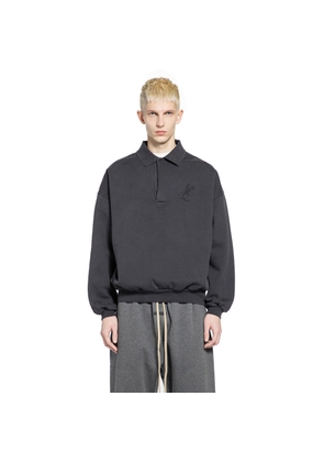 Embroidered Classic Polo Sweatshirt