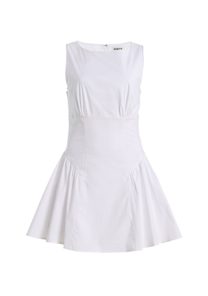 STAUD Gwen Cotton Mini Dress - Moda Operandi