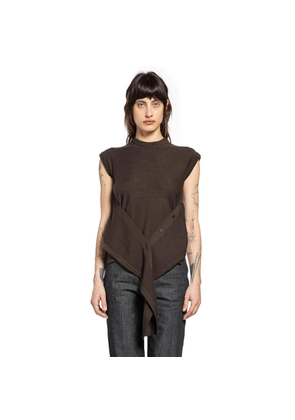 Sleeveless Buttoned Top