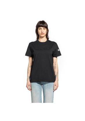 Embroidered Tonal Logo Cotton T-Shirt