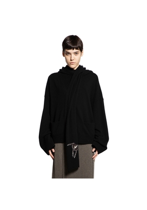 Scarf Cardigan with Hood