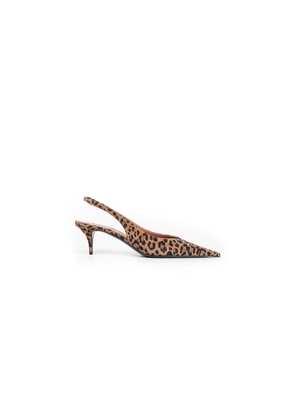 Anok Leopard Print Slingback Pumps