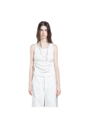 Mara Wrinkled Cropped Tank Top