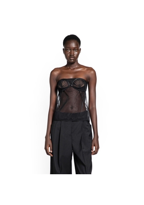 Upside Down Pleated Bra Top