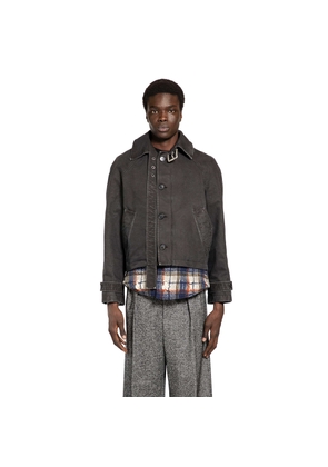 Belted Jacket in Cotton