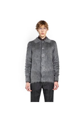 Brushed Wool Mohair Cardigan