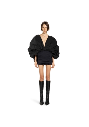 Woven Mini Party Dress