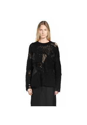 Wool Blend Crewneck Knit Sweater