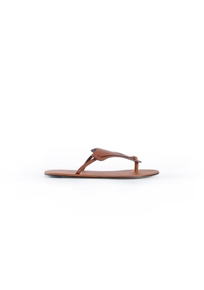 Helena Flip Flops in Leather