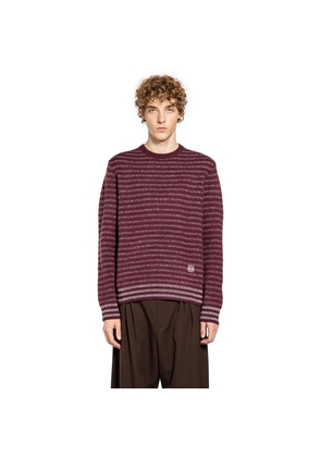 Wool Striped Crewneck Knitwear
