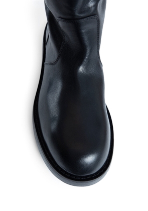 Osmo Boots in Grained Shiny Calfskin