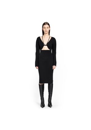 Halterneck Jumper Midi Dress