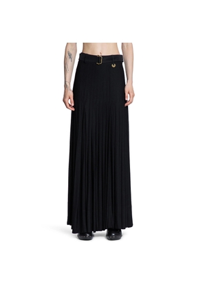 Pleated Crêpe Jersey Maxi Skirt