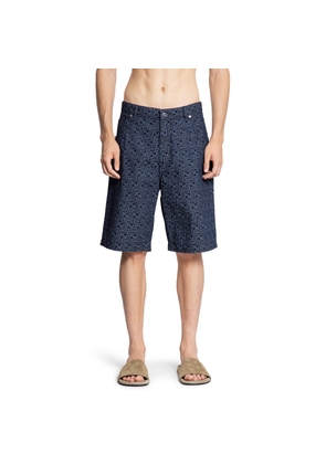 FF Jacquard Denim 5 Pocket Shorts