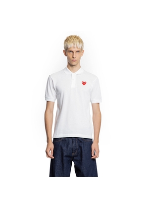 Red Heart Cotton Piqué Polo Shirt