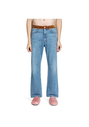 Cotton Straight Leg Pants