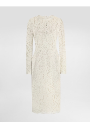 Dolce & Gabbana Cordonetto Lace Dress - Woman Dresses White 38