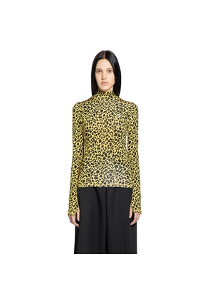 Leopard Print Second Skin Turtleneck