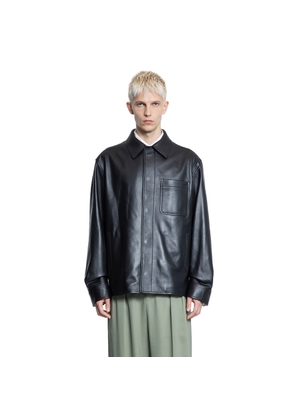 Overshirt in Nappa Lambskin