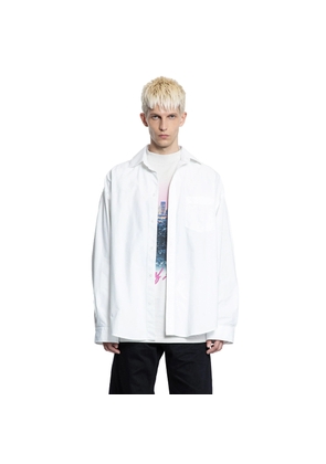 Layered Shirt in Cotton Poplin and Dry Jersey