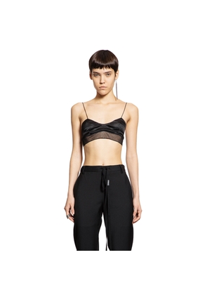 Abelina Bra in Washed Silk Satin and Tulle