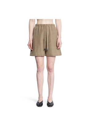 Linen Silk Drawstring Shorts
