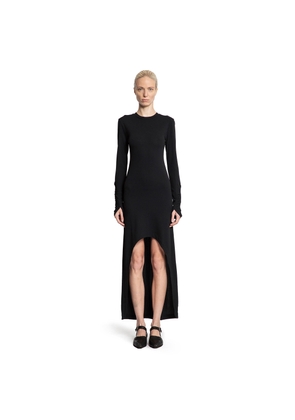 Long Turtleneck Dress with Hand Gaiters