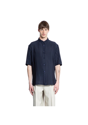 Shirt in Striped Silk