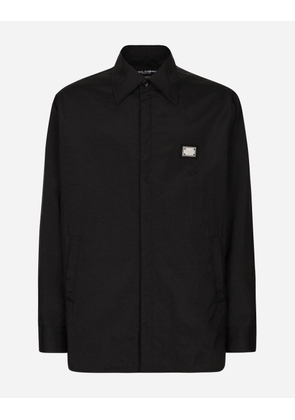 Dolce & Gabbana Technical Fabric Shirt With Tag - Man Shirts Black 52