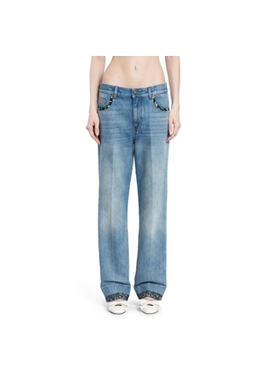 VALENTINO WOMAN BLUE JEANS