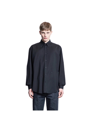 Lightweight Wool Button-Down Shirt