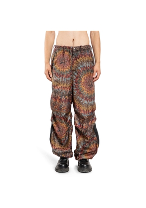 Printed Nylon Baggy Pants