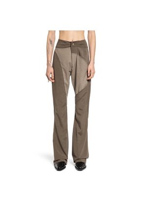 Splied Wool Silk Trousers
