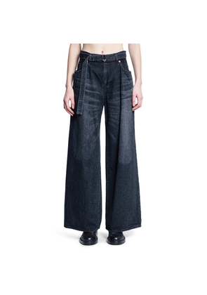 Wide Denim Pants