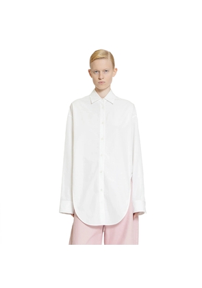 Curved Shirt in Cotton