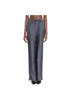 Paisley silk trousers