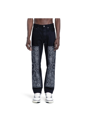Bandana straight jeans