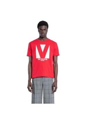 cotton T-shirt with Chez Valentino print
