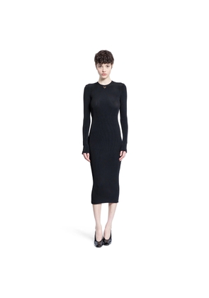 Ribbed-Knit Jersey Dress