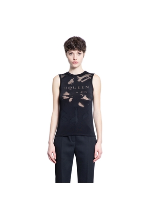 Mcqueen Devoré Sleeveless Top