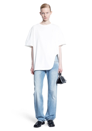 Long Jeans in Glossy Coated Denim