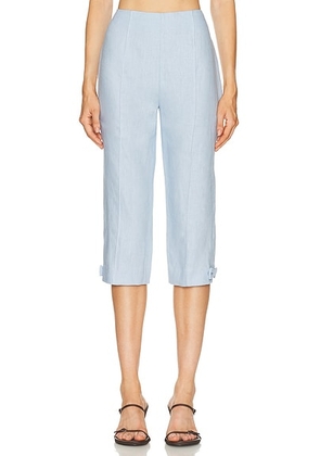 Posse Harper Capri Pant in Blue - Baby Blue. Size XS (also in S, M).