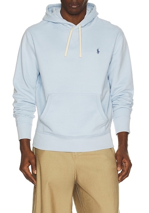 Polo Ralph Lauren Long Sleeve Rl Fleece Pullover Hoodie in Southport Blue - Baby Blue. Size XXL/2X (also in S).