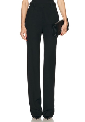TOM FORD Tailored Straight Pant in Black - Black. Size 40 (also in 42).