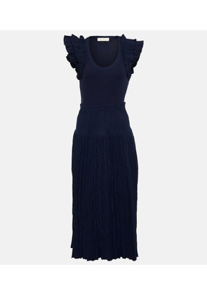 Ulla Johnson Virginia cotton-blend midi dress