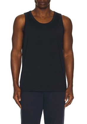 Reigning Champ Lightweight Jersey Slim Tank Top in Navy - Navy. Size S (also in L, XL/1X).